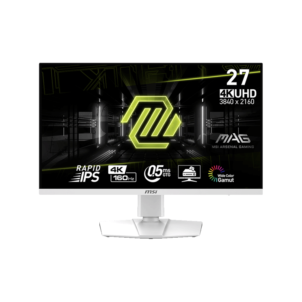 MSI MAG274URFW – 27” 4K UHD Rapid IPS Gaming Monitor