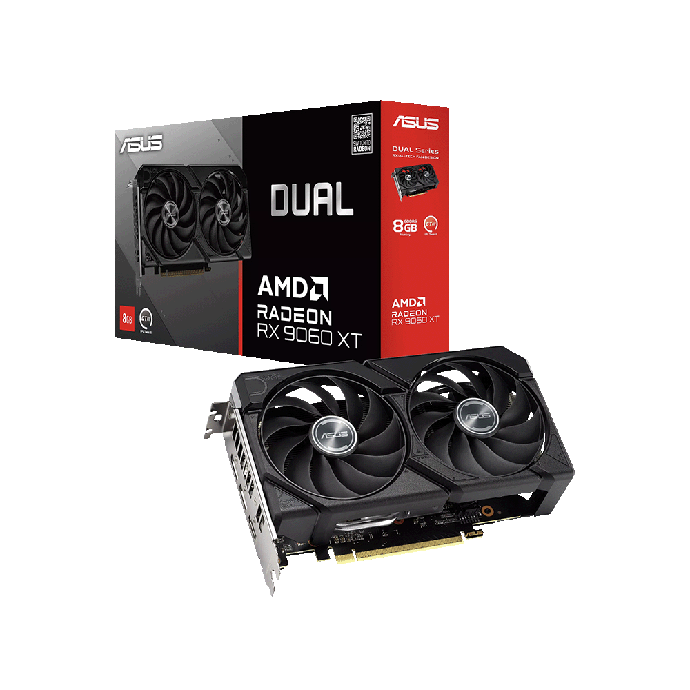 Dual RX 9060XT 8GB DDR6 Dual Fan