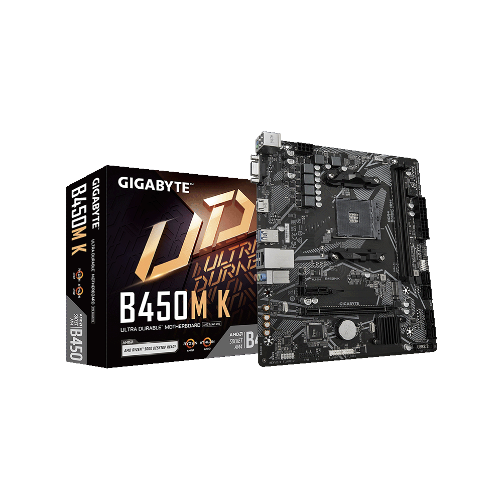 Gigabyte B450M K AM4 Micro ATX Motherboard Bitkart Gigabyte B450M K AM4 Micro ATX Motherboard Bitkart