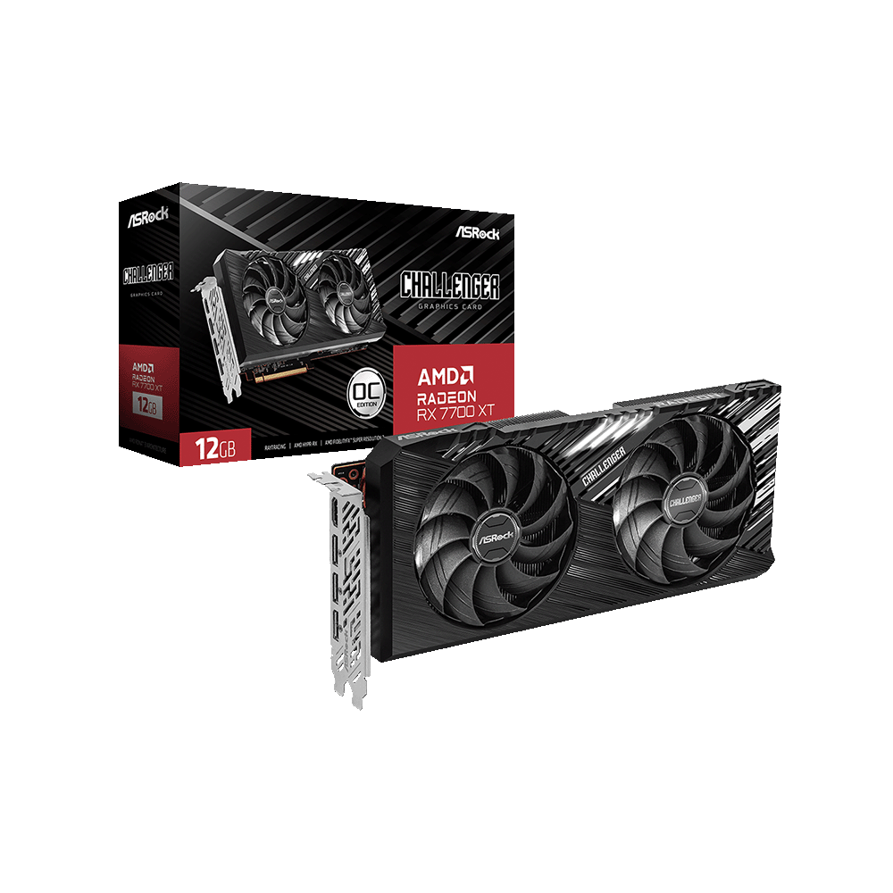 RX 7700XT CHALLENGER OC 12gb DDR6