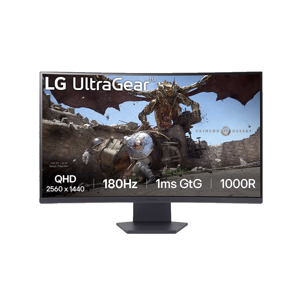 LG 32GS60QC-B – 31.5″ QHD 165Hz Curved Gaming Monitor