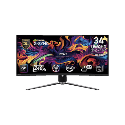 MSI MPG 341CQPX QD-OLED Gaming Monitor