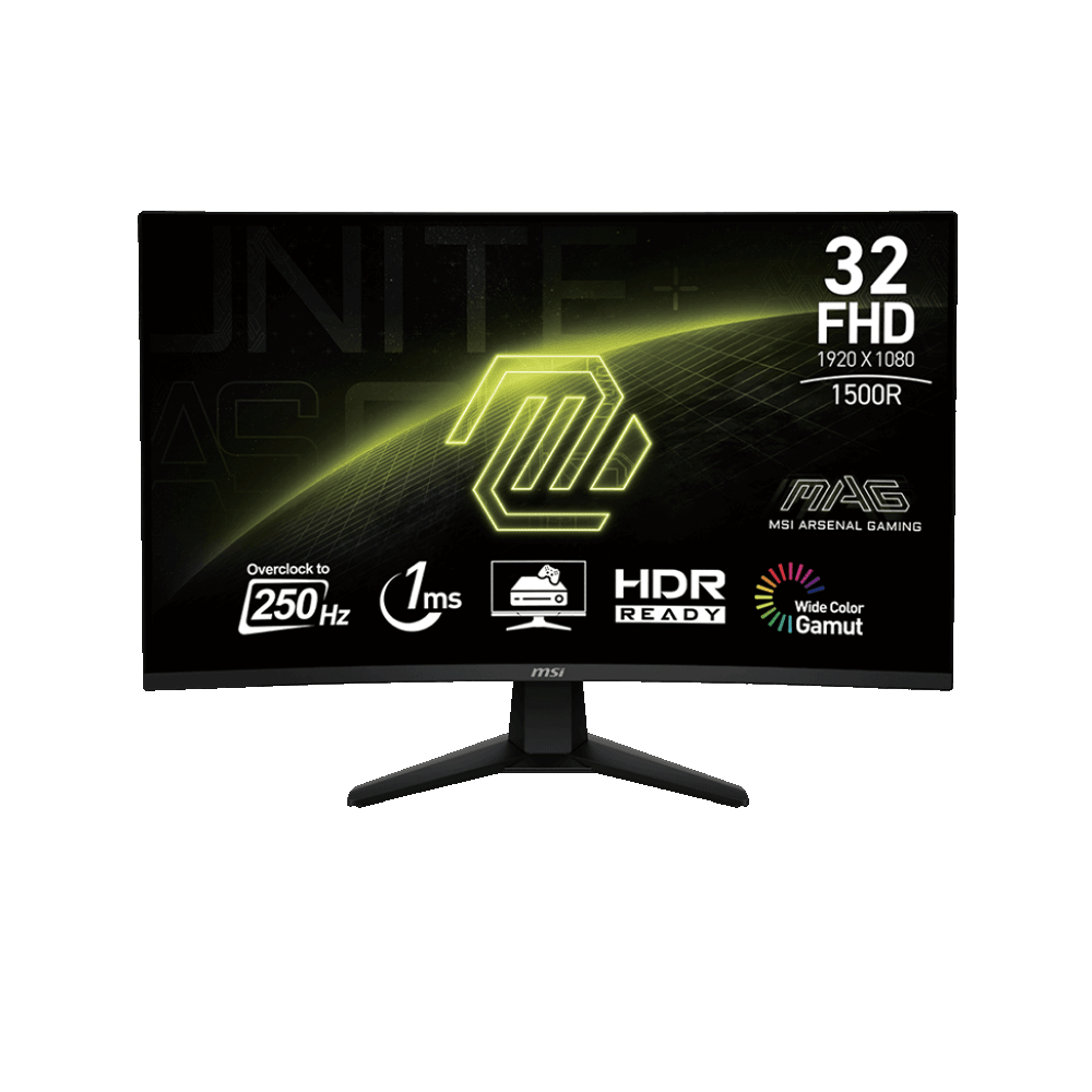 MSI MAG 32C6X – 31.5” FHD Curved Gaming Monitor
