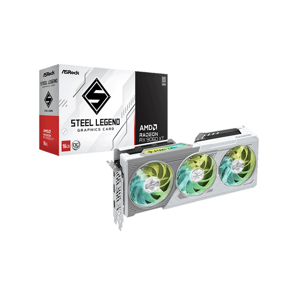 RX 9060 XT Steel Legend 16GB OC White