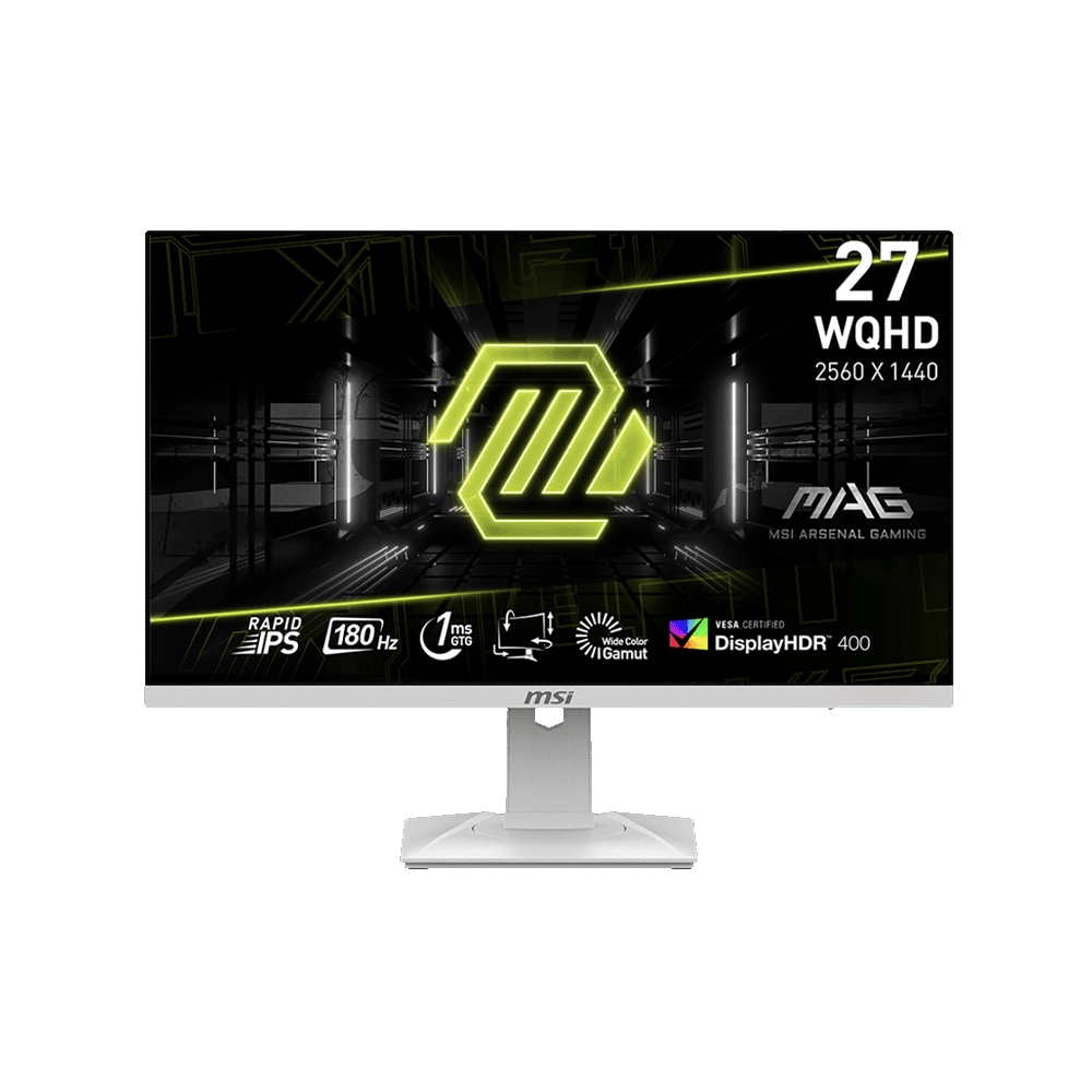 MSI MAG274QRFW – 27" 2K QHD Rapid IPS Gaming Monitor