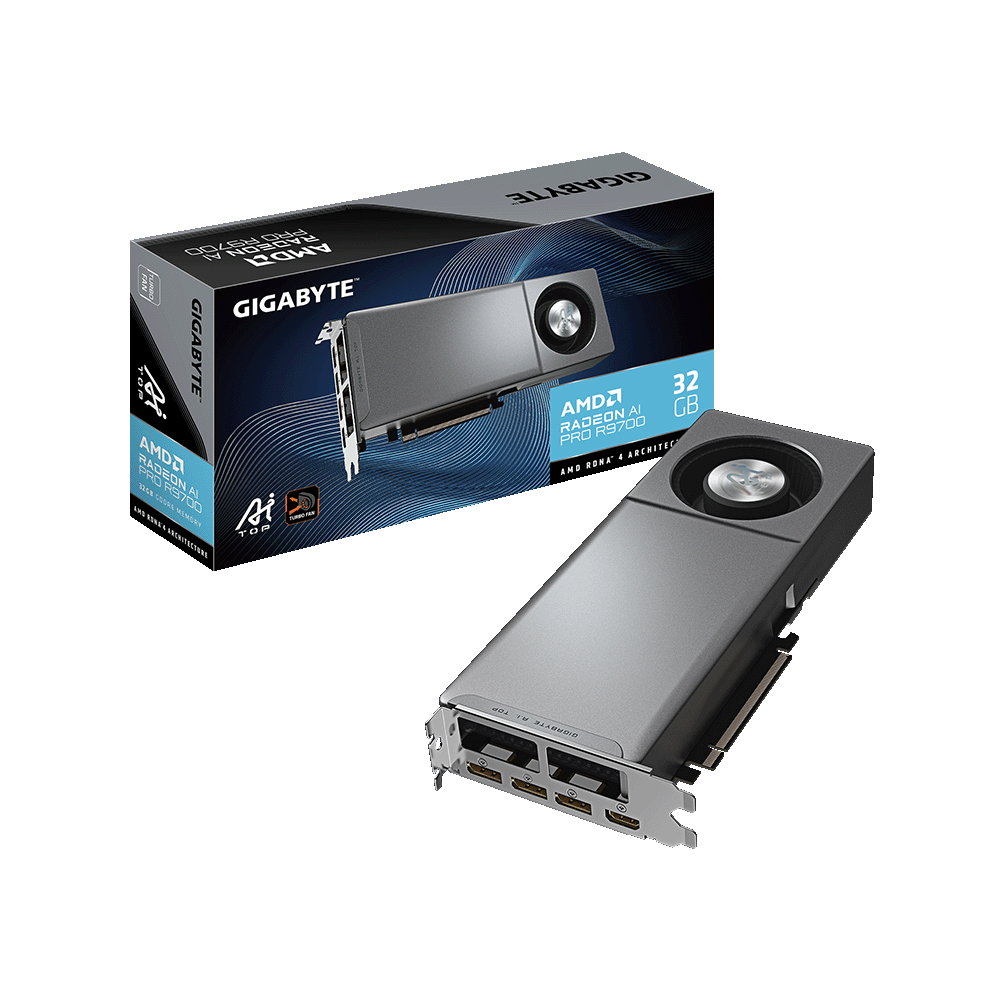 Radeon AI PRO R9700 AI TOP 32GB DDR6
