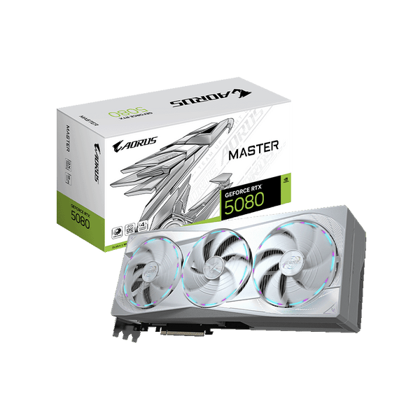RTX 5080 Aorus Master 16gb DDR7 ICE White