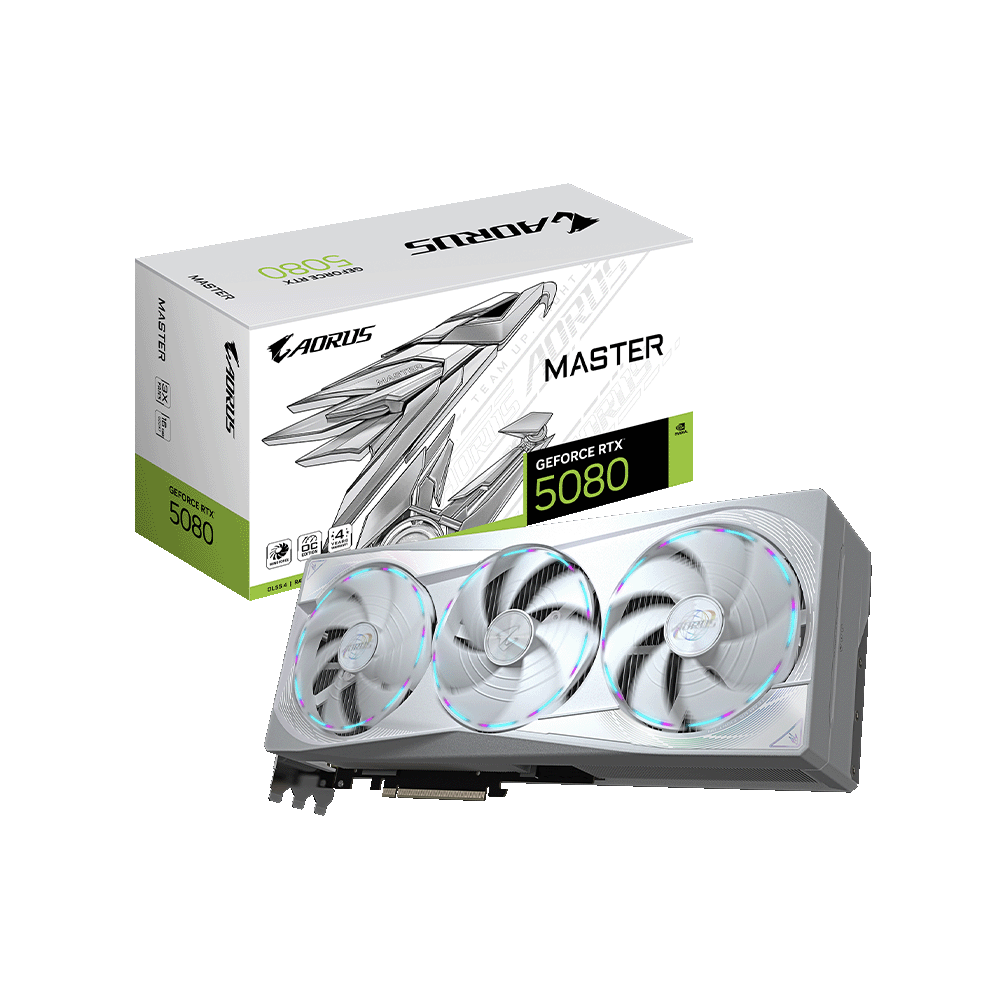 RTX 5080 Aorus Master 16gb DDR7 ICE White