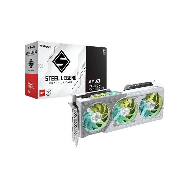 RX 9060 XT Steel Legend 8GB OC White