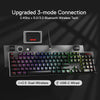 Redragon Dharma Pro K556 Pro 104-Key Tri-Mode Mechanical Gaming Keyboard with Quiet Linear Red Switches View 2