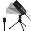 FIFINE K669B USB Condenser Microphone with Cardioid Pickup, Volume Control & Tripod Stand View 3