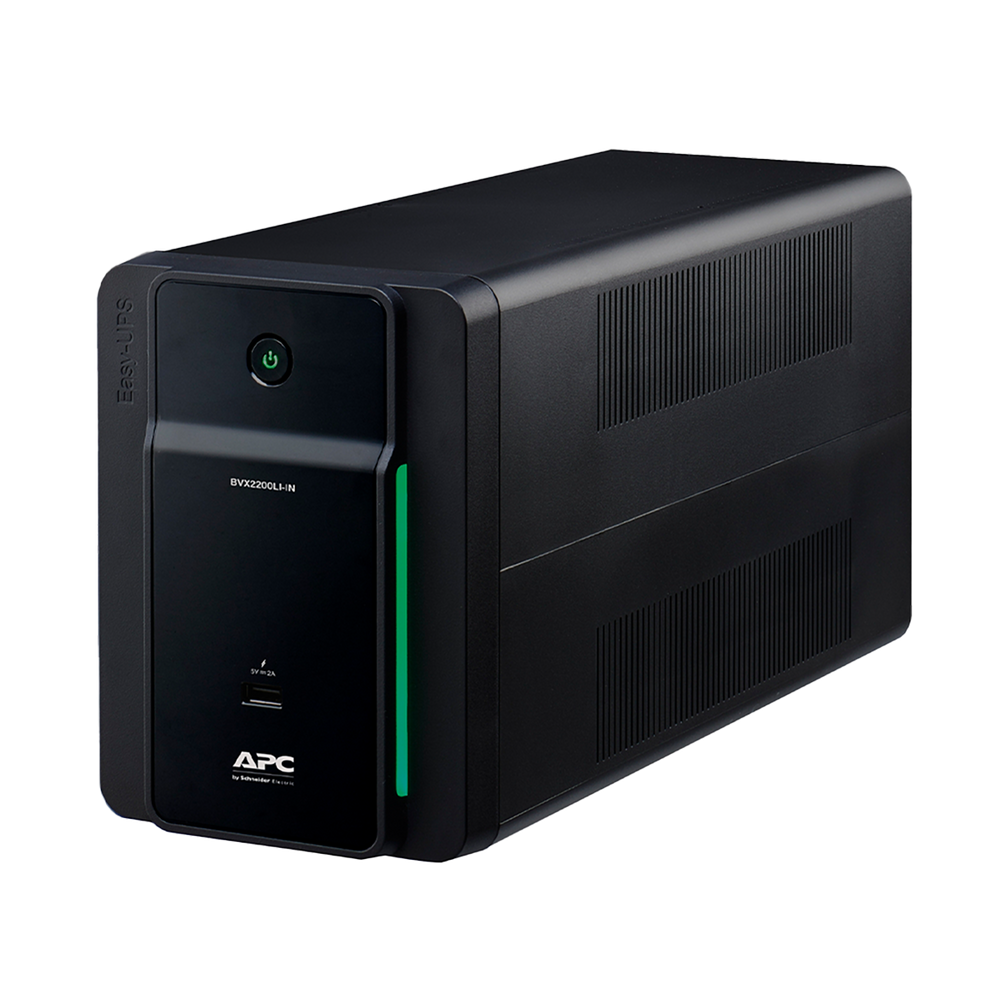 APC Back-UPS BX1100I-IN – 1100VA, 230V Tower UPS with AVR and 5 India 3-Pin Outlets