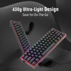 Redragon FIZZ PRO K616 - 60% Wired+2.4Ghz+BT Mechanical Keyboard Black (Red Switch) View 3