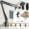 FIFINE K669B USB Condenser Microphone with Cardioid Pickup, Volume Control & Tripod Stand View 3