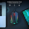 Redragon PREDATOR PRO M612 PRO RGB Wireless Gaming Mouse – 8000 DPI, Tri-Mode View 5