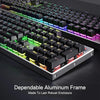 Redragon Dharma Pro K556 Pro 104-Key Tri-Mode Mechanical Gaming Keyboard with Quiet Linear Red Switches View 4