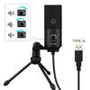 FIFINE K669B USB Condenser Microphone with Cardioid Pickup, Volume Control & Tripod Stand View 2