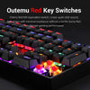 Redragon VARA K551 104-Key Rainbow Mechanical Gaming Keyboard with Red Switches View 4