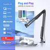 FIFINE AmpliGame A6T USB Gaming Condenser Microphone Kit White with RGB, Touch Mute & Boom Arm View 5