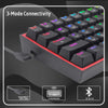 Redragon FIZZ PRO K616 - 60% Wired+2.4Ghz+BT Mechanical Keyboard Black (Red Switch) View 5