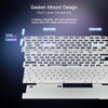 Redragon UCAL PRO K673 Pro 75% 81-Key Tri-Mode Mechanical Gaming Keyboard – White & Black, Linear Red Switch View 5