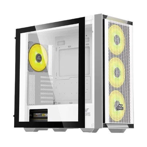 Ant Esports 690 Air E-ATX Mid Tower ARGB Gaming Cabinet White