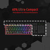 Redragon Fizz K617 - 60% Wired Mechanical Keyboard Black (Red Switches) View 4