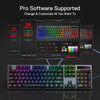 Redragon Dharma Pro K556 Pro 104-Key Tri-Mode Mechanical Gaming Keyboard with Quiet Linear Red Switches View 5