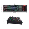 Redragon MITRA K551 RGB 104-Key Mechanical Gaming Keyboard with Blue Switches View 4