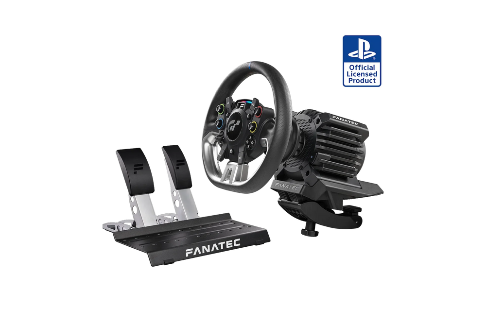 Fanatec Gran Turismo® DD Pro (5 Nm) Wheel Base Bundle with Steering Wheel & Pedals