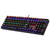 Redragon VARA K551 104-Key Rainbow Mechanical Gaming Keyboard with Red Switches View 1
