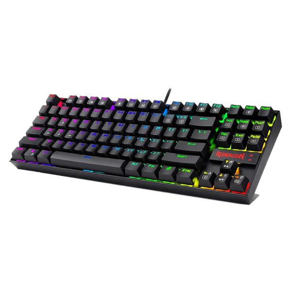 Redragon KUMARA K552 RGB 87-Key TKL Mechanical Gaming Keyboard with Outemu Blue Switches