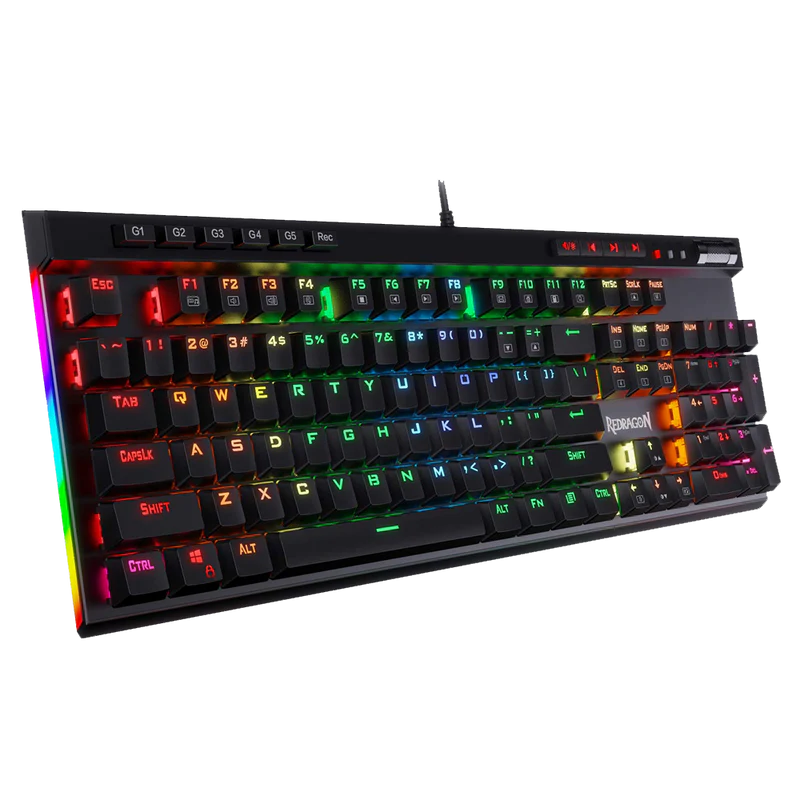Redragon VATA K580 RGB 104-Key Mechanical Gaming Keyboard with Blue Switches