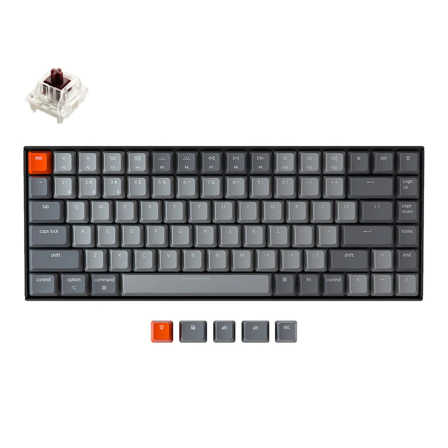 Keychron K2 Mechanical Keyboard White Backlight Brown Switch – K2-A3