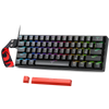 Redragon FIZZ K617 HE 60% 61-Key Wired Magnetic Mechanical Gaming Keyboard with RGB – Black View 1
