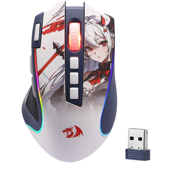 Redragon PREDATOR PRO M612 PRO RGB Wireless Gaming Mouse – Anime
