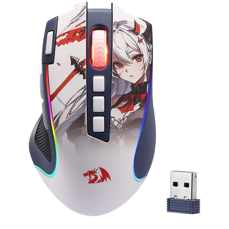 Redragon PREDATOR PRO M612 PRO RGB Wireless Gaming Mouse – Anime