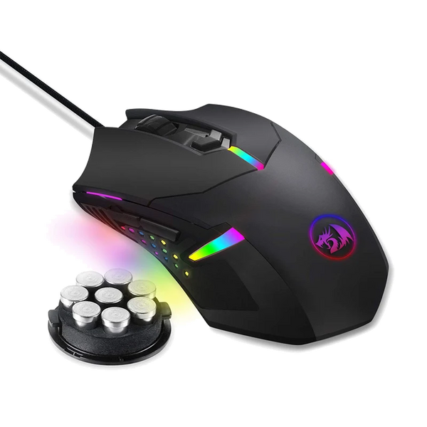 Redragon CENTROPHORUS M601 RGB Wired Gaming Mouse – 7200 DPI, 6 Programmable Buttons