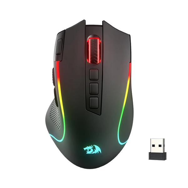 Redragon PREDATOR PRO M612 PRO RGB Wireless Gaming Mouse – 8000 DPI, Tri-Mode