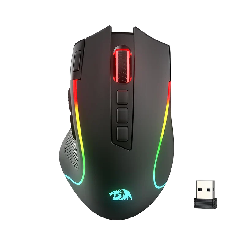 Redragon PREDATOR PRO M612 PRO RGB Wireless Gaming Mouse – 8000 DPI, Tri-Mode