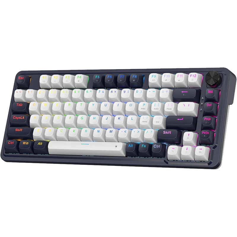 Redragon UCAL K673 HE 81-Key 8K Wired RGB Magnetic Gaming Keyboard – Blue & White