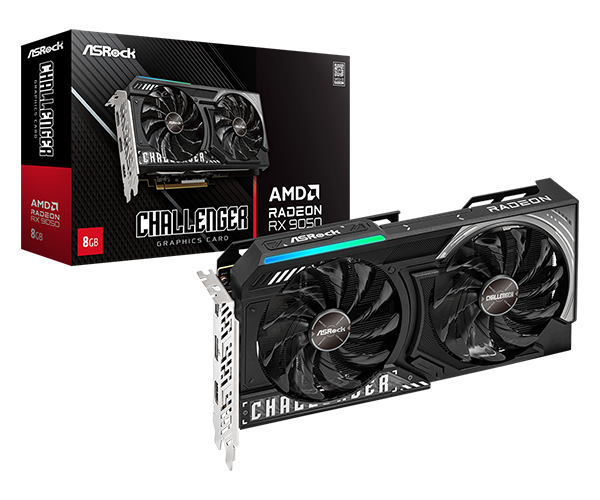 RX 9050 Challenger 8gb DDR6 Dual Fan
