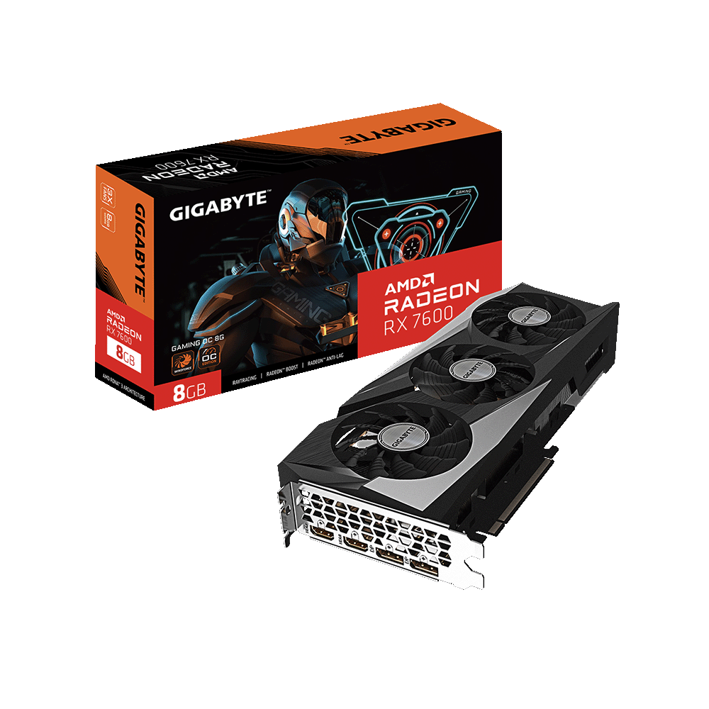 RX 7600 Gaming OC 8gb Triple Fan