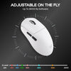 AULA SC800 Tri-Mode 37g Wireless Gaming Mouse 26,000 DPI, 8K White View 4