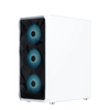 Ant Esports ICE-112 Mid Tower ATX Gaming Cabinet White with 4 Rainbow LED Fans View 3