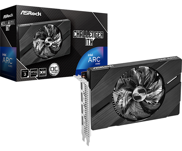 Intel Arc A380 Challenger CLP OC 6GB GDDR6