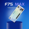 AULA F75 Max 75% Tri-Mode Wireless Mechanical Gaming Keyboard with Screen & Knob – Ice Blue, Reaper Switch View 2