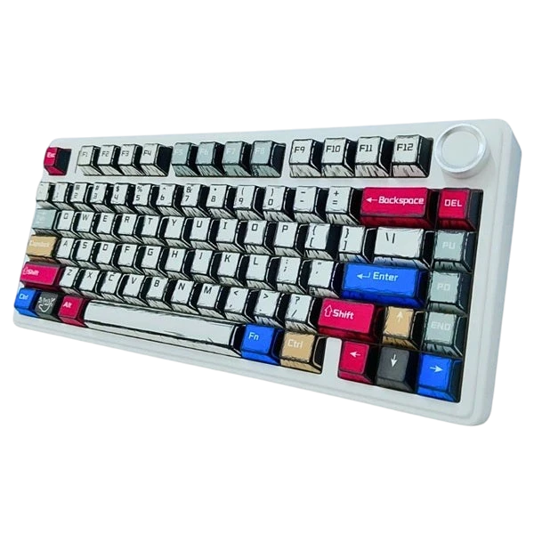 AULA F75 75% Wireless Trio Mode Mechanical Gaming Keyboard With Knob | Comic Keycap, Reaper Switch
