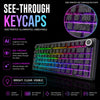 AULA F75 75% Tri-Mode Wireless Mechanical Gaming Keyboard with Knob – Black Contour, Star-Vector Switch View 5