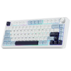 AULA F75 75% Wireless Trio Mode Mechanical Gaming Keyboard Ice Vein Switch-F75IUV View 1